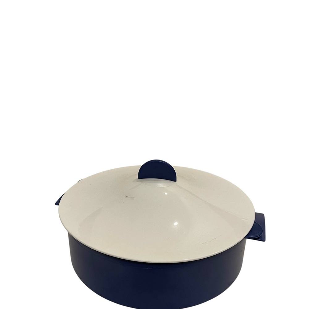 Tupperware Blue Microwave Vegetable Steamer Kitchen Cookware - Picture 4 of 5